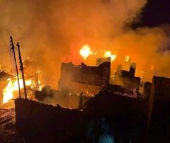 मुगु सदरमुकाम गमगढीमा आगोलागी  ,२० घर जलेर नष्ट