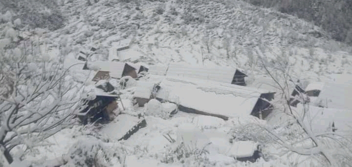 हिउँले सेताम्य जुम्ला , जनजीवन प्रभावित