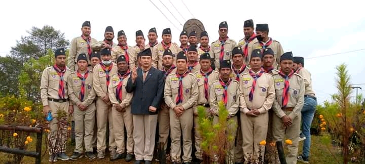 नेपाल स्काउटको बि.टि.सि र पि.टि.सि तालिम सहभागी (फाेटाे फिचर )