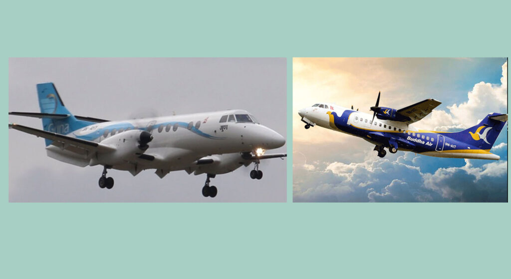 बुद्ध र गुण एयरलाइन्स बिच कडा प्रतिस्पर्धामा, सुर्खेत-काठमाडौं भाडादर सुलभ